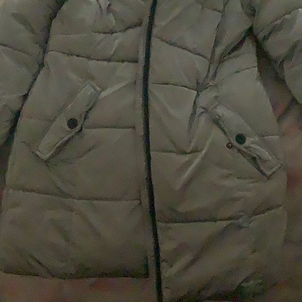 MICHAEL Michael Kors Silver Puffer Jacket - Picture 5 of 10